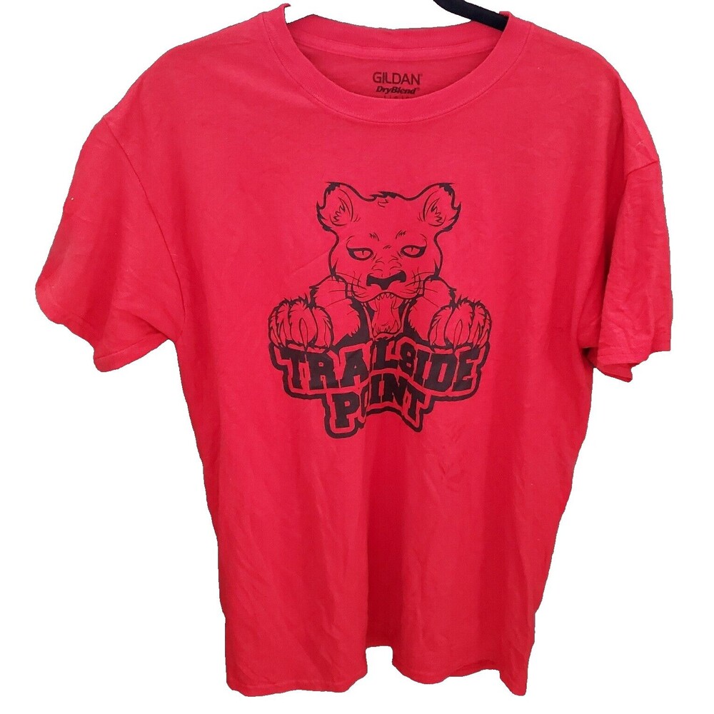 Trailside Point Performing Arts Academy Panthers Red Shirt Size Large L #12